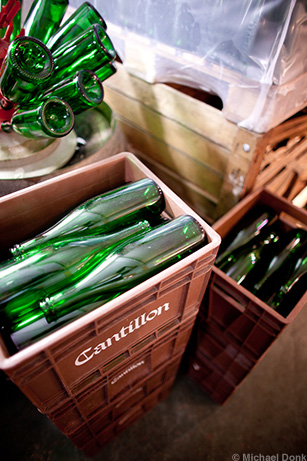Cantillon Bottles Ready To Be Filled
